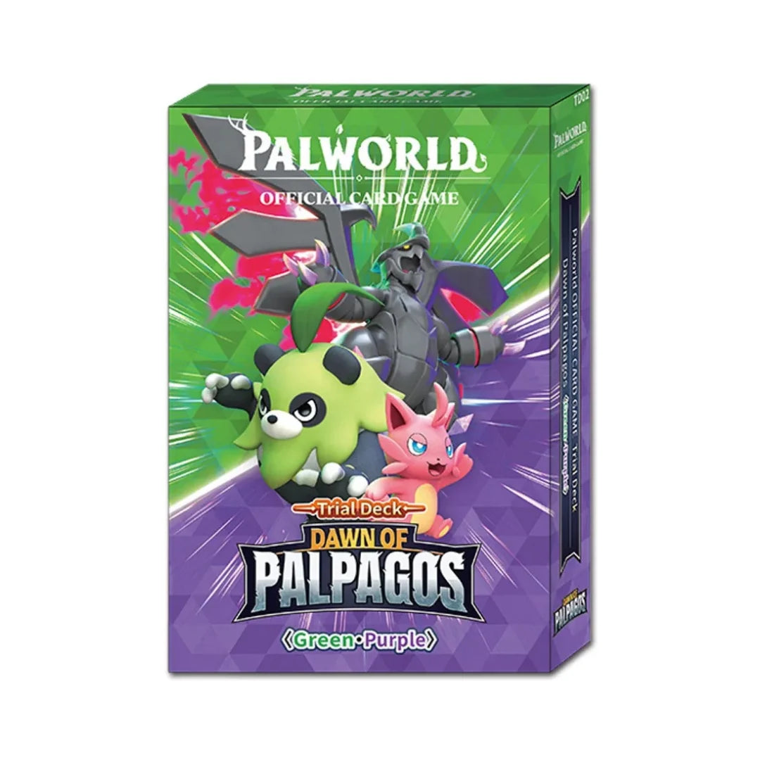 (PRE-ORDER) Palworld OCG: Dawn of Palpagos - Trial Deck Green & Purple