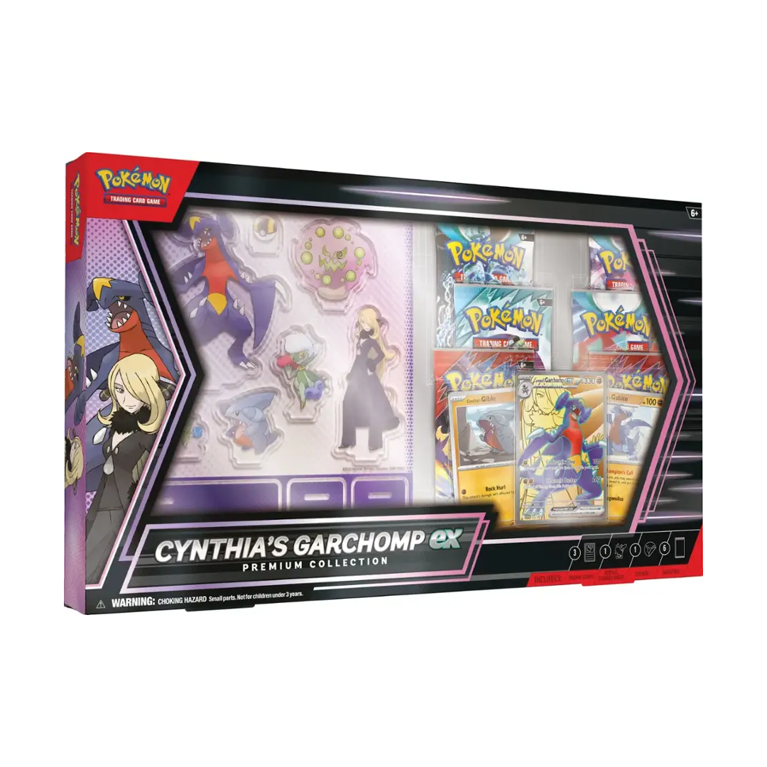 Pokémon TCG: Cynthia's Garchomp ex Premium Collection Box – Poke FL