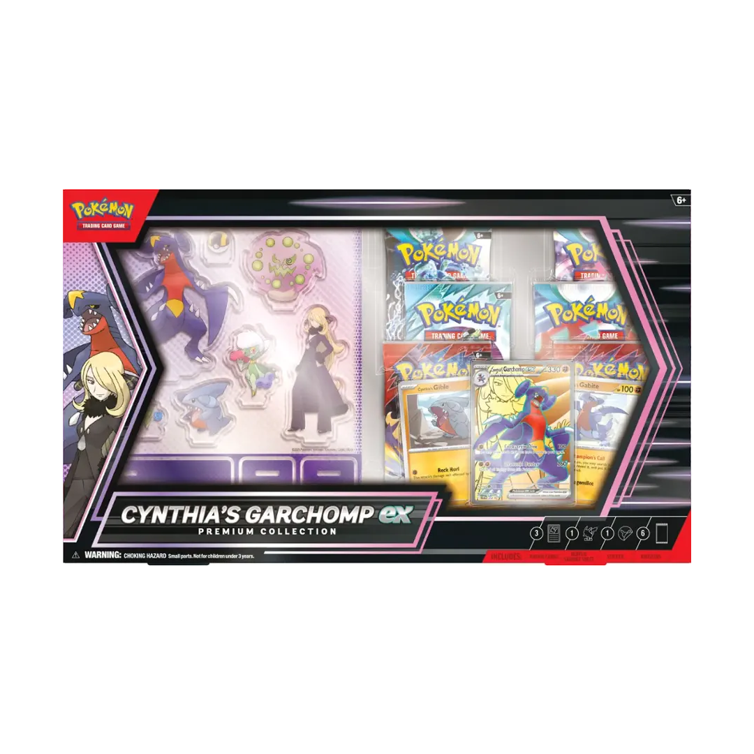Pokémon TCG: Cynthia's Garchomp ex Premium Collection Box