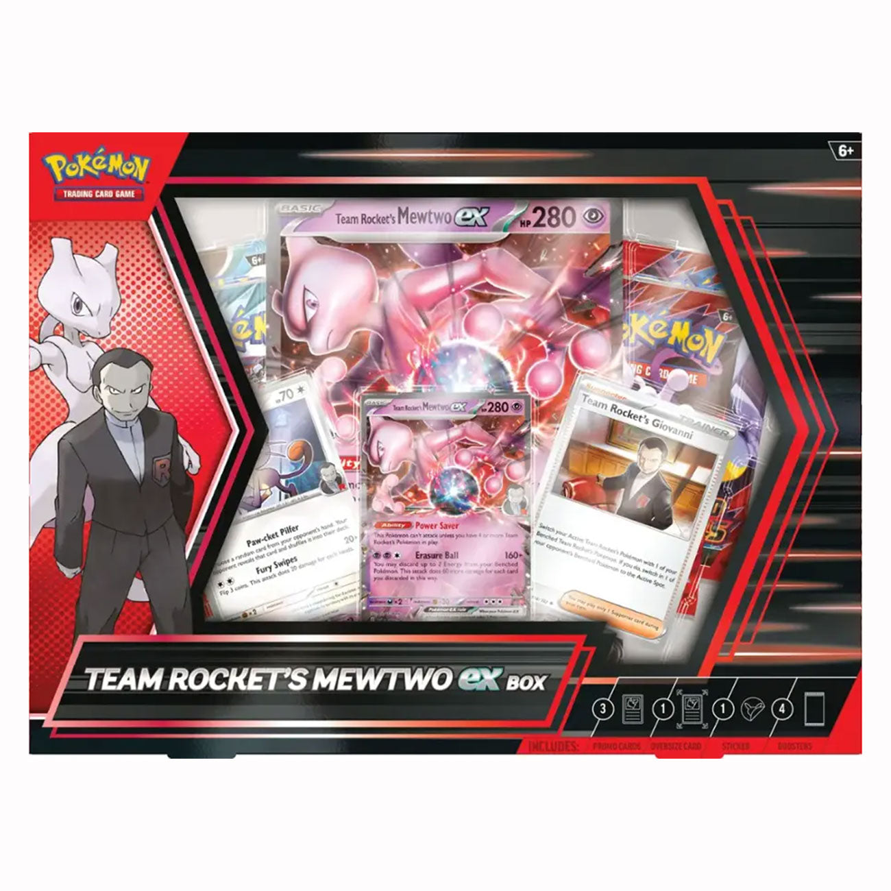 Pokémon TCG: Team Rocket's Mewtwo ex Box