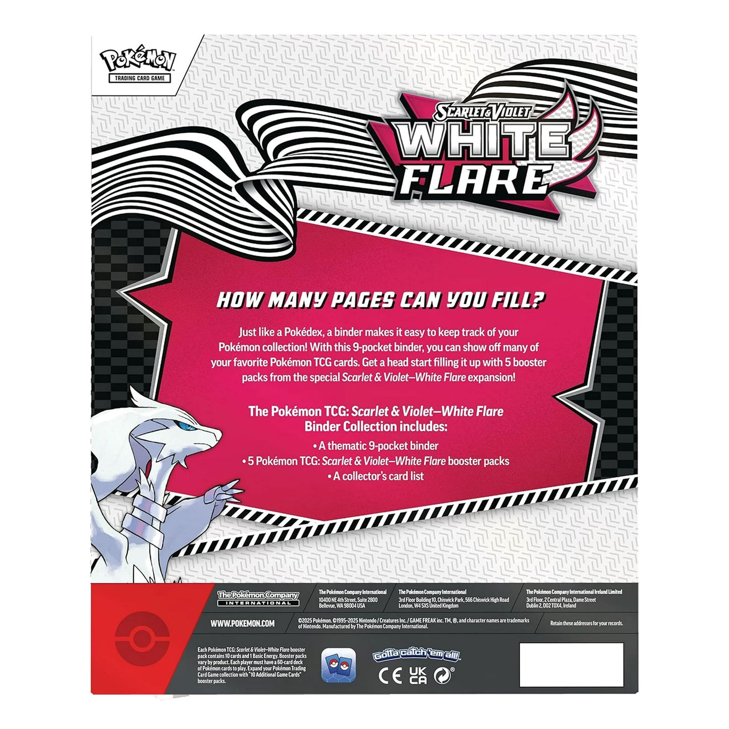 Pokémon TCG: White Flare Binder Collection
