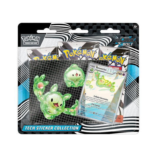 Pokémon TCG: Black Bolt 3 Pack Tech Sticker Collection