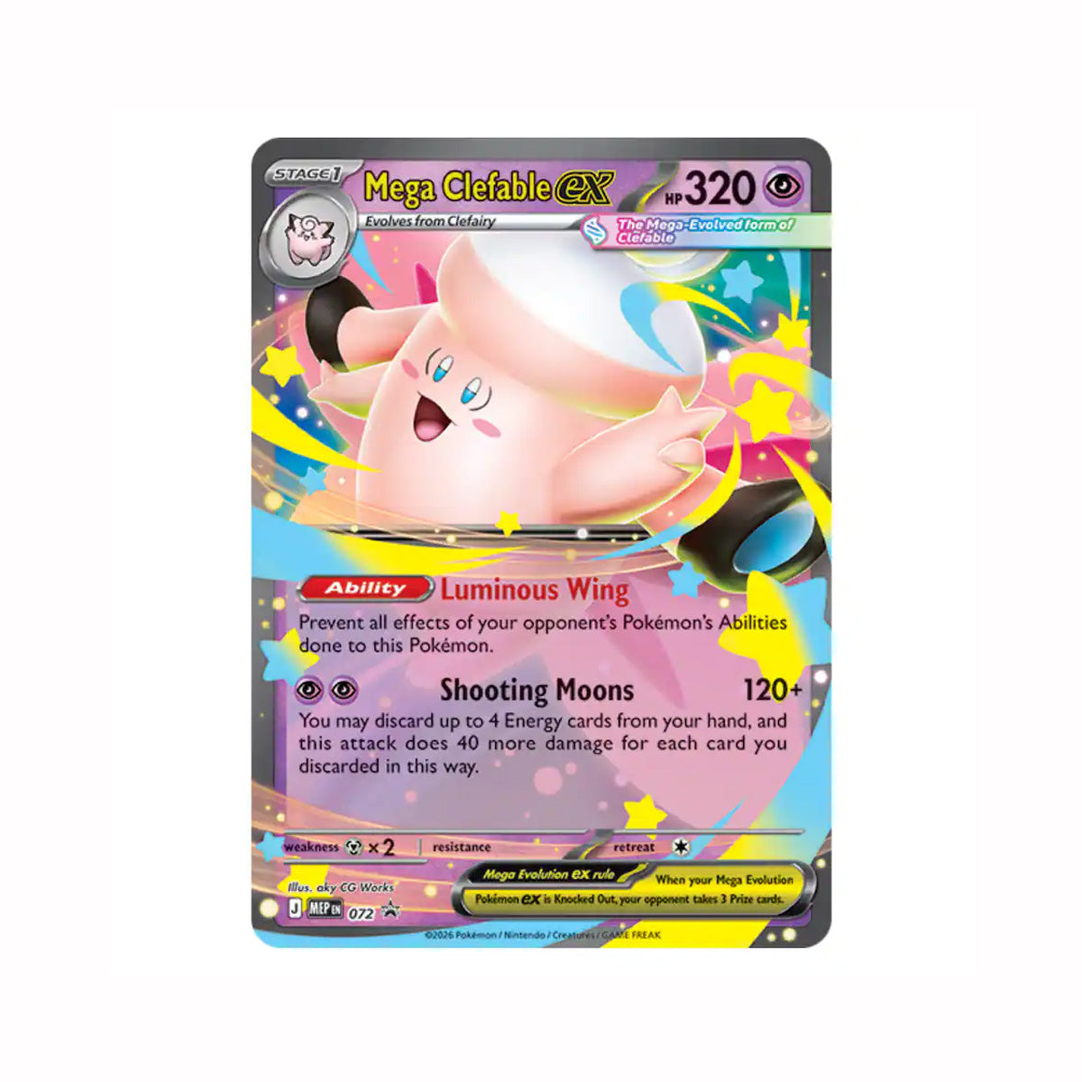 Pokémon TCG: Mega Evolution Mega Moonlit Tin - Styles May Vary