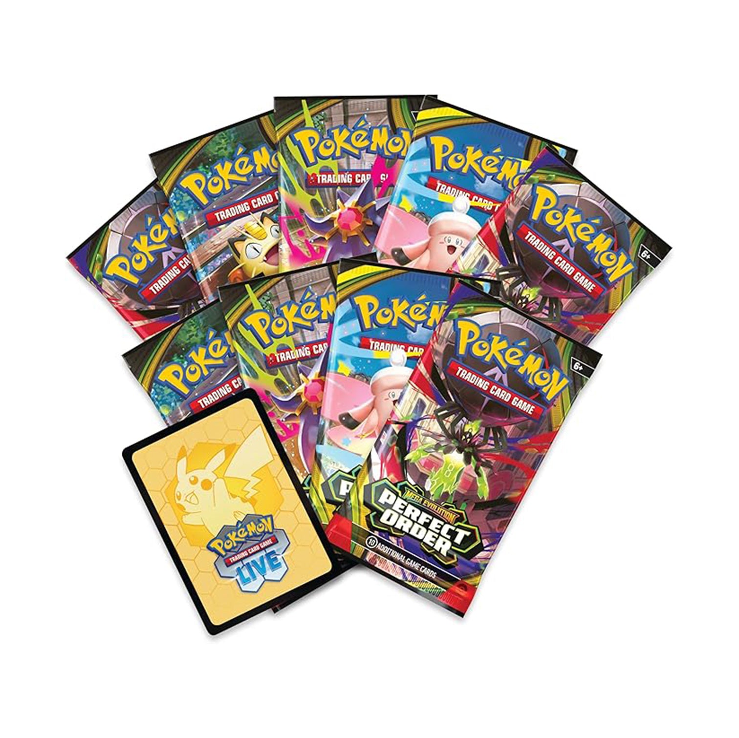 Pokémon TCG: Mega Evolution Perfect Order Elite Trainer Box – Poke FL