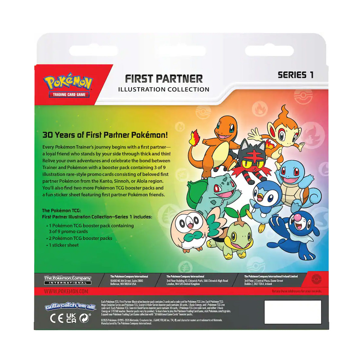 Pokémon TCG: First Partners Illustration Collection Series 1