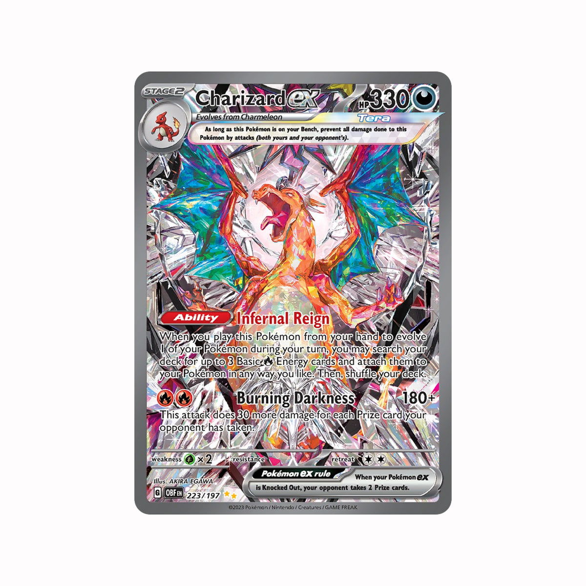 Charizard ex 223/197 Special Illustration Rare from Obsidian Flames