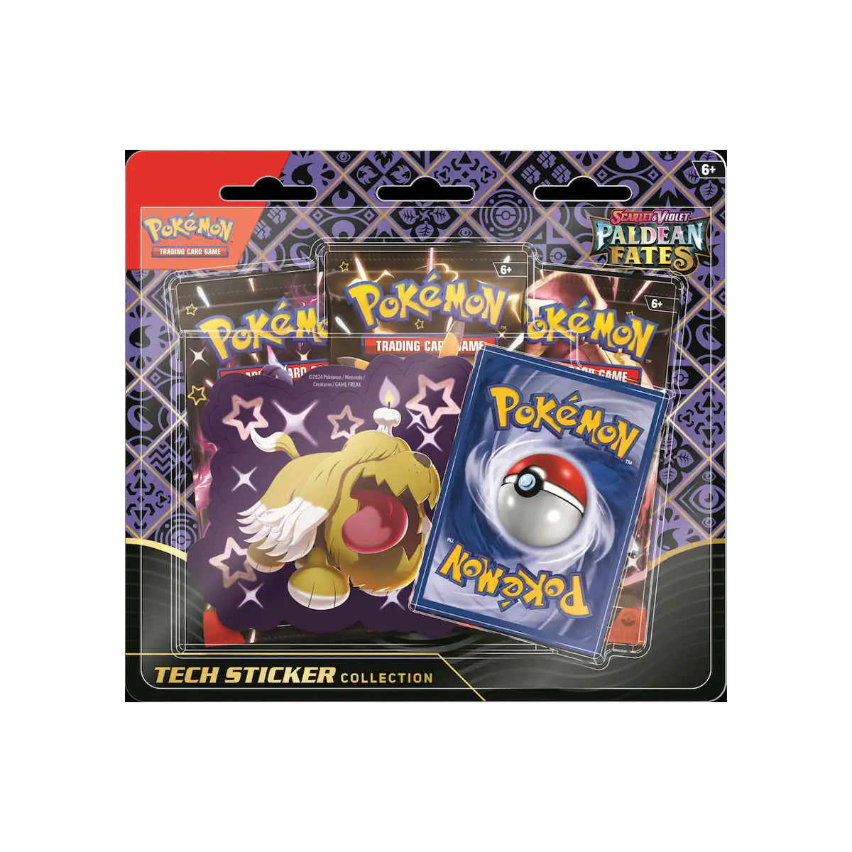 Pokémon TCG: Scarlet & Violet-Paldean Fates Booster Tech Sticker Collection (Styles Vary)