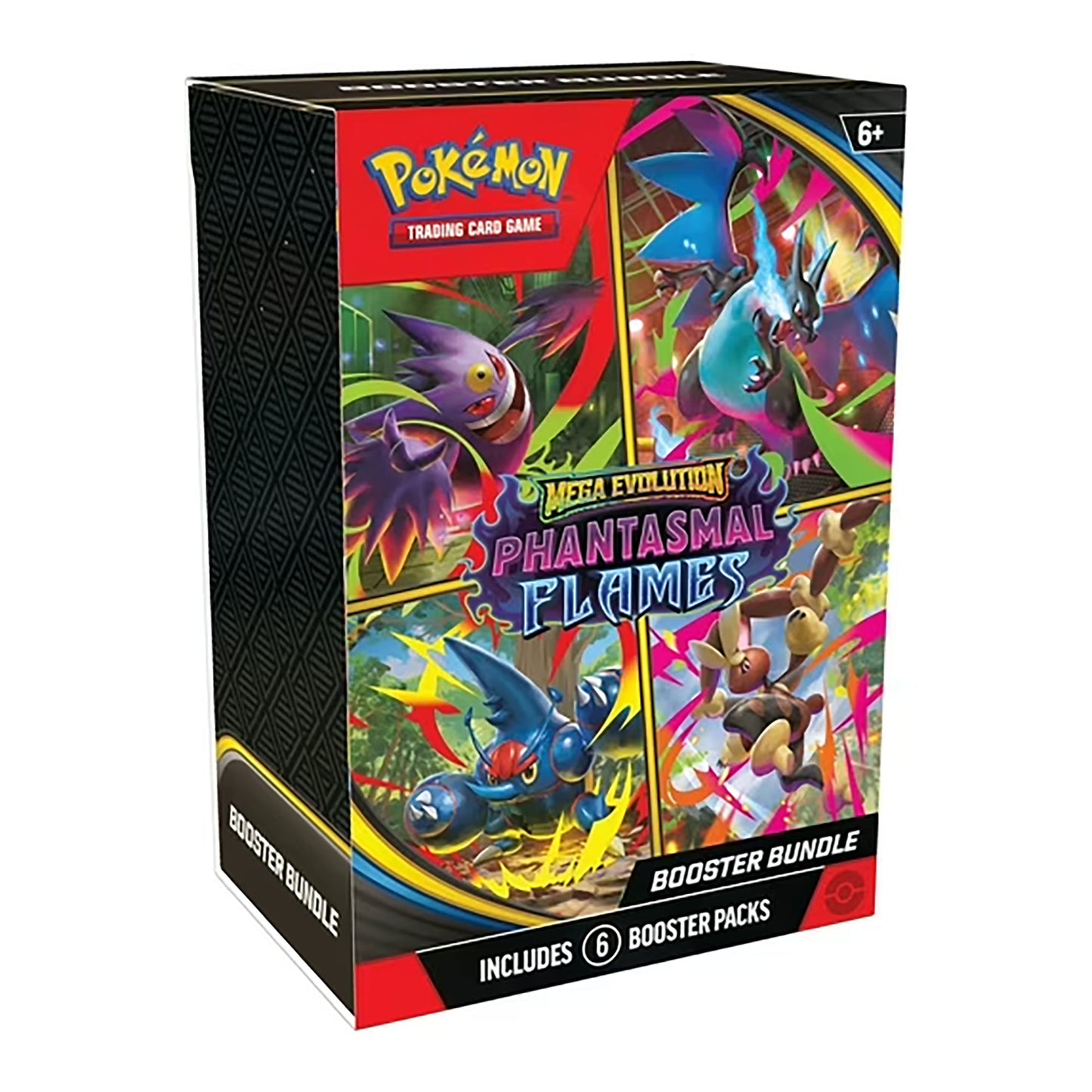 Pokémon TCG: Mega Evolution Phantasmal Flames 6Pk Booster Bundle