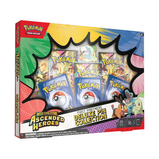 Pokémon TCG: Mega Evolution Ascended Heroes First Partners Deluxe Pin Collection