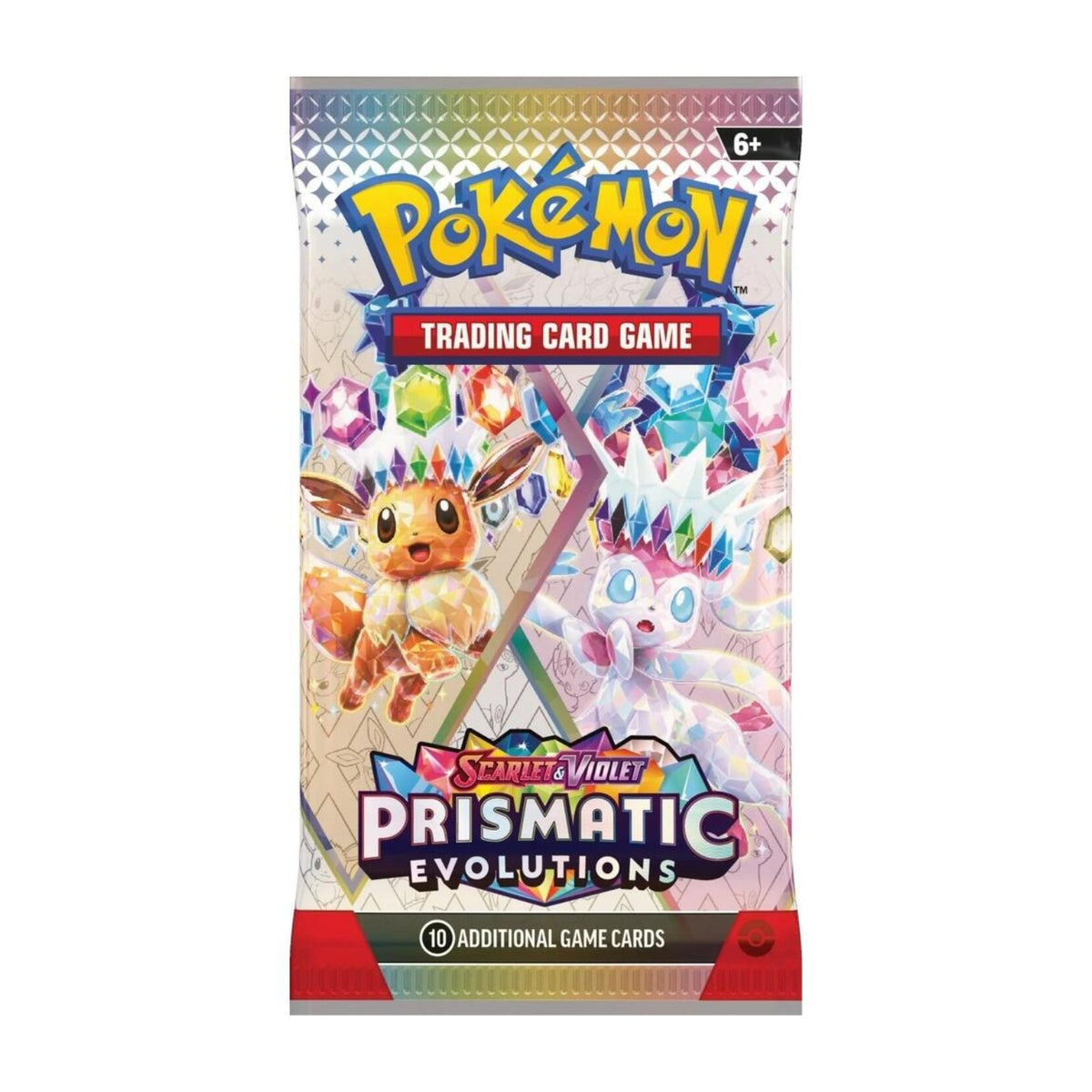 Pokémon TCG Scarlet & Violet Prismatic Evolutions sealed booster pack