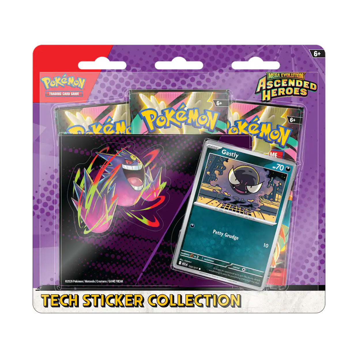 Pokémon TCG: Mega Evolution - Ascended Heroes Tech Sticker Collection - Styles May Vary